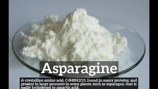 How to Say Asparagine in English  What is Asparagine  How Does Asparagine Look [upl. by Lamphere]