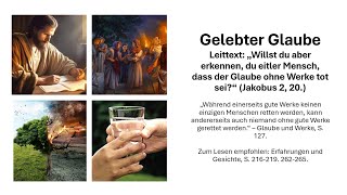 091124 Sabbatschule quotGelebter Glaubequot [upl. by Nnaj735]