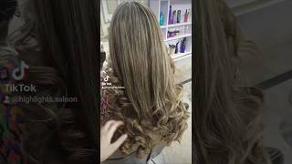 Blonde Highlights on Brown Hair  Blonde Hair Color for Women shorts hairshorts [upl. by Grange]