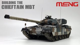 Building the Chieftain Mk10 MBT MENG Model 135 【プラモデル 戦車】 [upl. by Ahsak]