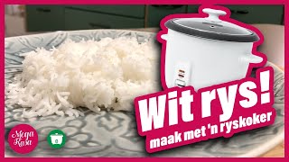 Dit is hoe jy perfekte Witrys Nasi Putih met n Ryskoker kook – Super eenvoudig en vinnig [upl. by Nylkcaj]