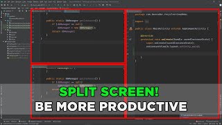 How to SPLIT SCREEN in Android Studio  Productive Coding  Bee Coder [upl. by Ynad]