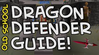 Old School RuneScape Dragon DefenderWarriors Guild Guide  From no defender through to Dragon [upl. by Fraya522]