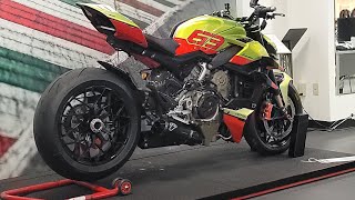 2023Ducati StreetfighterV4 Lamborghini Livery walkaround SUBSCRIBE motorcycleducati lamborghini [upl. by Tonnie]