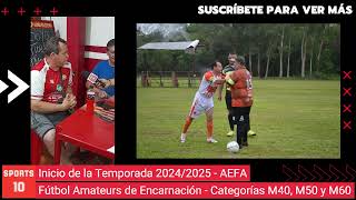 AEFA lista para el inicio de la temporada 20242025 en las categorías M40 M50 y M60 [upl. by Maletta]