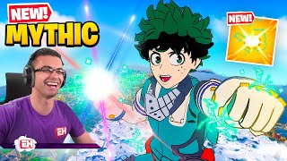 Nick Eh 30 reacts to Dekus Smash in Fortnite [upl. by Wandy]