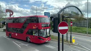 London bus 🇬🇧 Route 486 North Greenwich Station to Bexleyheath Shopping Centre pls Subscribe [upl. by Griz234]