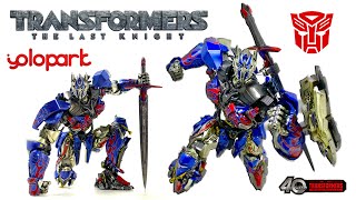 WOW Transformers The Last Knight OPTIMUS PRIME Yolopark AMK PRO Series DIECAST Action Figure Review [upl. by Ahtiek]