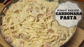 Creamy Carbonara Pasta  Christmas Recipe [upl. by Plerre]