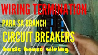 PANELBOARDS Circuit Breakers Wiring Termination  Tutorial [upl. by Aneleh]