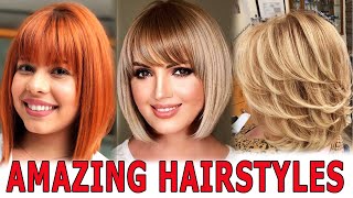 30 Flattering Hairstyles for Round Faces Trending in 2024For girls and women [upl. by Mcgannon]