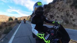 VID 20241110 little tujunga FZ09 [upl. by Stoeber]