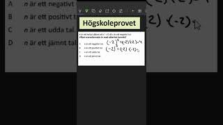 Högskoleprovet högskoleprovet skola enkelt studera tips tricks matematik matte utbildning [upl. by Eerdua378]