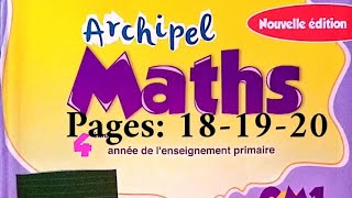 archipel maths CM1 les nombres de 0 à 999 999 1 [upl. by Okiek987]