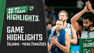 Žalgiris  Pieno Žvaigždės  Game Highlights  20231001 [upl. by Seaddon]