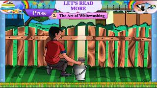 Std 7 English sem 2 Lets read more Prose 2 The Art of Whitewashing [upl. by Ahtan]