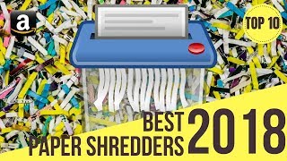 Top 10 Best Paper Shredders in 2018  Which Paper Shredder Should I Buy [upl. by Bergerac]