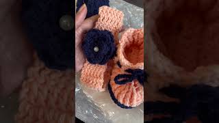 Crochet shoes making at home…chrochet kidshoes makingcraft [upl. by Anitsua881]