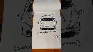 How to draw Lamborghini Huracan [upl. by Punak778]