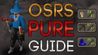 Easiest way to Build a Pure OSRS Pure Guide [upl. by Nirrol]