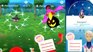 Wow 😲Finally I Got 😱Shundo ✨Shiny Gourgeist in pokemon go pokemon [upl. by Junko]