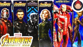 Avengers Infinity War Toys Power FX Titan Hero Series Figures StarLord Thor amp Mission Tech Iron Man [upl. by Ortiz965]