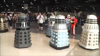 Australian Dalek Builders Union at Supanova Adelaide 2015 [upl. by Christel305]