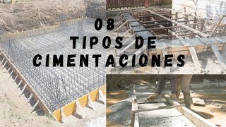 ✅ 08 DIFERENTES TIPOS DE CIMENTACIONES 👷‍♂️👷‍♀️ Procesos y Características de cada Cimentación [upl. by Rondon]