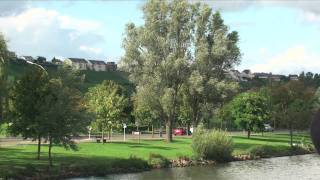 Scenic cruise along the Moselle River Remich Luxembourg [upl. by Pauly]