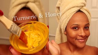 DIY Turmeric Face Mask for Hyperpigmentation amp Acne Scars ✨ [upl. by Soloma]