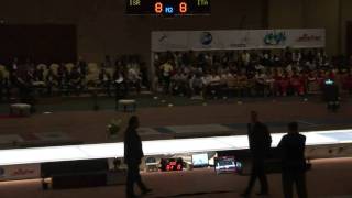 31032011 we CHM Individual Mer Morte semifinal podium KOMAROV Alona ISR 15 vs SANTUCCIO Alberta ITA 12 sd no [upl. by Coughlin]