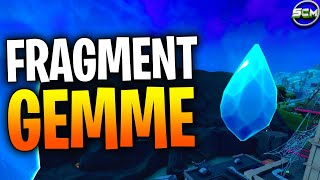 RAMASSER DES FRAGMENTS DE GEMMES HAUT DANS LES AIRS FORTNITE EMPLACEMENT FRAGMENT GEMME FORTNITE [upl. by Nnylatsyrk]