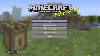 Minecraft Xbox One Edition Title Screen Xbox One [upl. by Neva610]