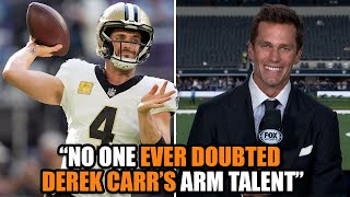 Tom Brady on Derek Carr Performance in Saints vs Cowboys Week 2 Blowout  NFL on Fox Reaction Video [upl. by Tremml]