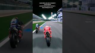 Exellent Race from Bagnaia Overtake With High TopSpeed in Motogp Lusail Qatar [upl. by Ladnyc]