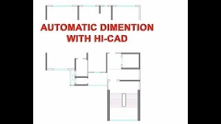 AUTOMATIC DIMENSION AUTO CAD [upl. by Lockhart]