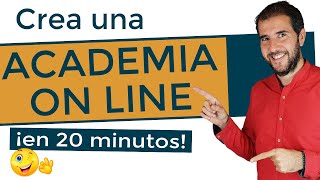 Crea una Academia Online en WordPress en 20 minutos [upl. by Sall]