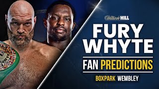 Tyson Fury vs Dillian Whyte • FAN PREDICTIONS amp BREAKDOWN • Wembley [upl. by Lulu]