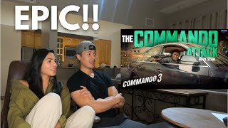 COMMANDO 3  THE COMMANDO ATTACK  MOVIE SCENE Couple Reacts [upl. by Tima199]