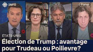 Panel politique  un appel « chaleureux » entre Justin Trudeau et Donald Trump [upl. by Peih]