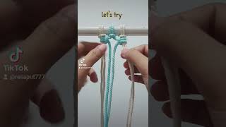 macrameknots macrametutorial tutorialmacrame [upl. by Suirtemid]