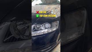 Audi a6 far camı değişimi nasıl yapılır 05320120515 [upl. by Eyllom461]