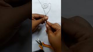 Diy rose🌹 flowers meking with aluminum wire [upl. by Imotih314]