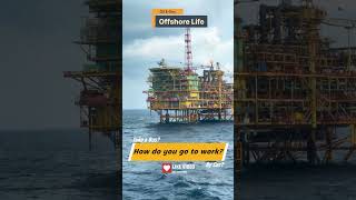 Going to work  Offshore Life offshore work heli helicopter platform oilandgas [upl. by Brynna451]