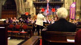 Backworth Colliery Band play Love Changes Everything [upl. by Orrocos52]