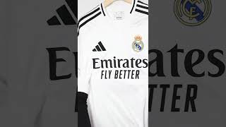 Real Madrid Home Soccer Jersey 202425jerseyjerseyclubadidasfashionrealmadridrealmaridfans [upl. by Aicinod581]