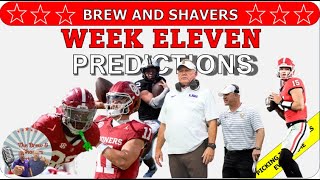 SEC Football  Week 11 Predictions [upl. by Aiyekal950]