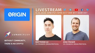 LunarCRUSH Live with Origin Protocol [upl. by Ocramed]