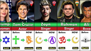 Famous People Who Changed Their Religion  Islam Christian Hindu Buddhist [upl. by Abert]