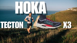 Hoka Tecton X3  The Ultimate Trail Running Shoe Review [upl. by Trixy]